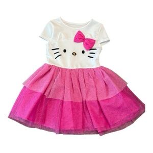 Hello Kitty Pink and White Dress